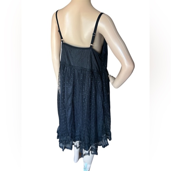 Thorn&Fable Hot Topic Fairy Grunge Whimsigoth Festival Black Slip Dress Women 1X - Picture 3 of 8